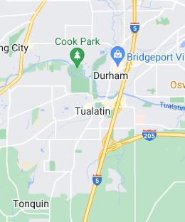 Tualatin Oregon Glass Mirror 