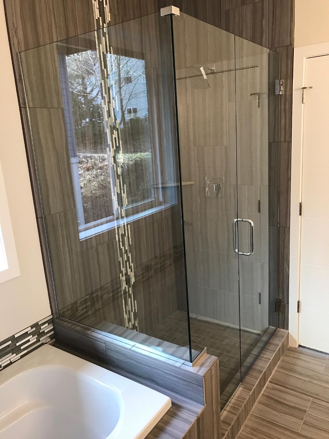 glass shower wall panels